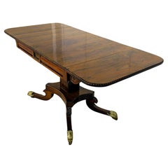 Period Regency Sofa Table Walnut 1810
