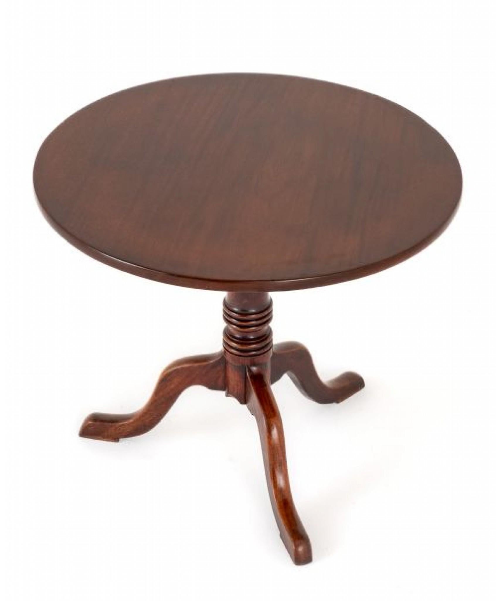 Period Regency Wine Table Snap Top For Sale 1