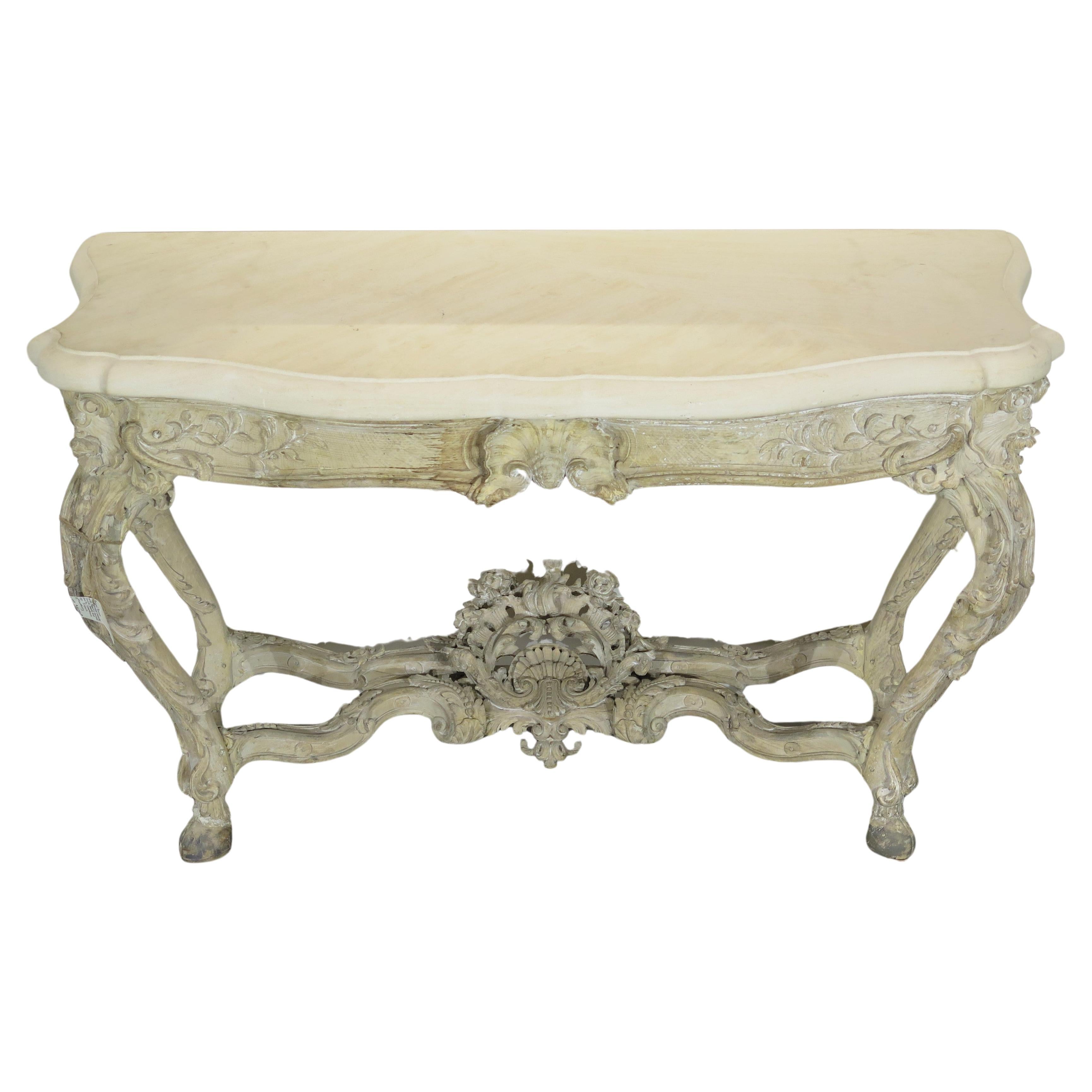 Period Rococo Painted Console