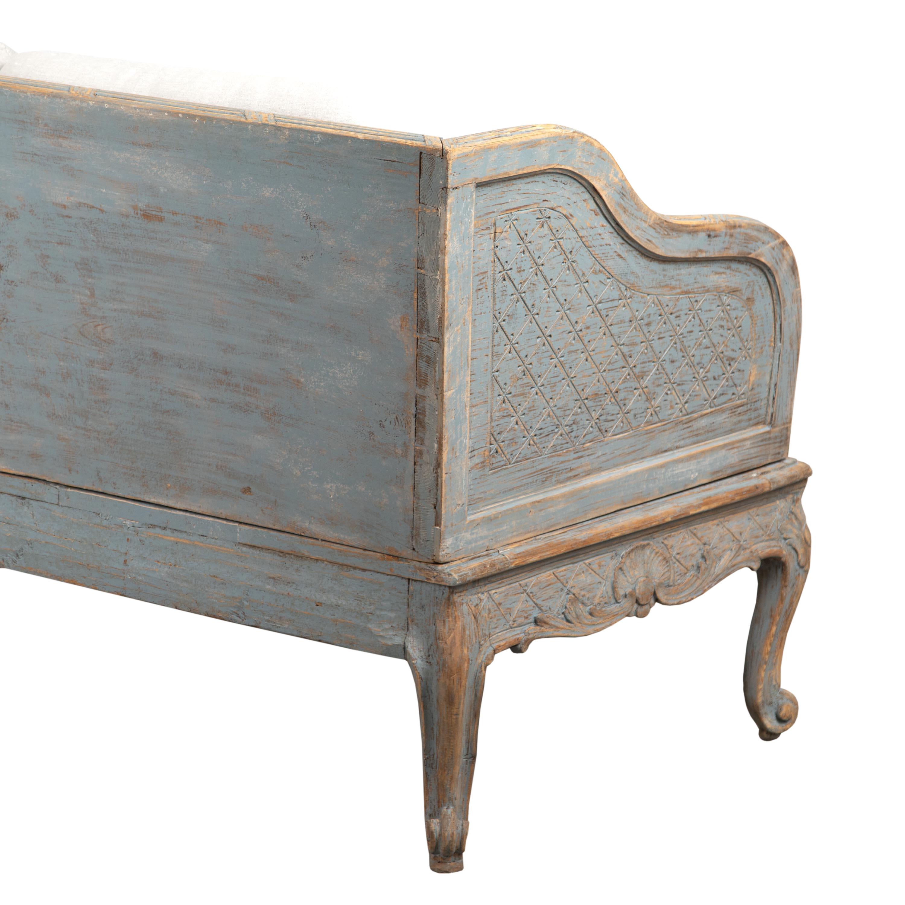 Swedish Period Rococo Sofa from Stockholm For Sale