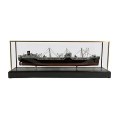 Vintage Period Ship Model of T2 Tanker Mission Santa Maria