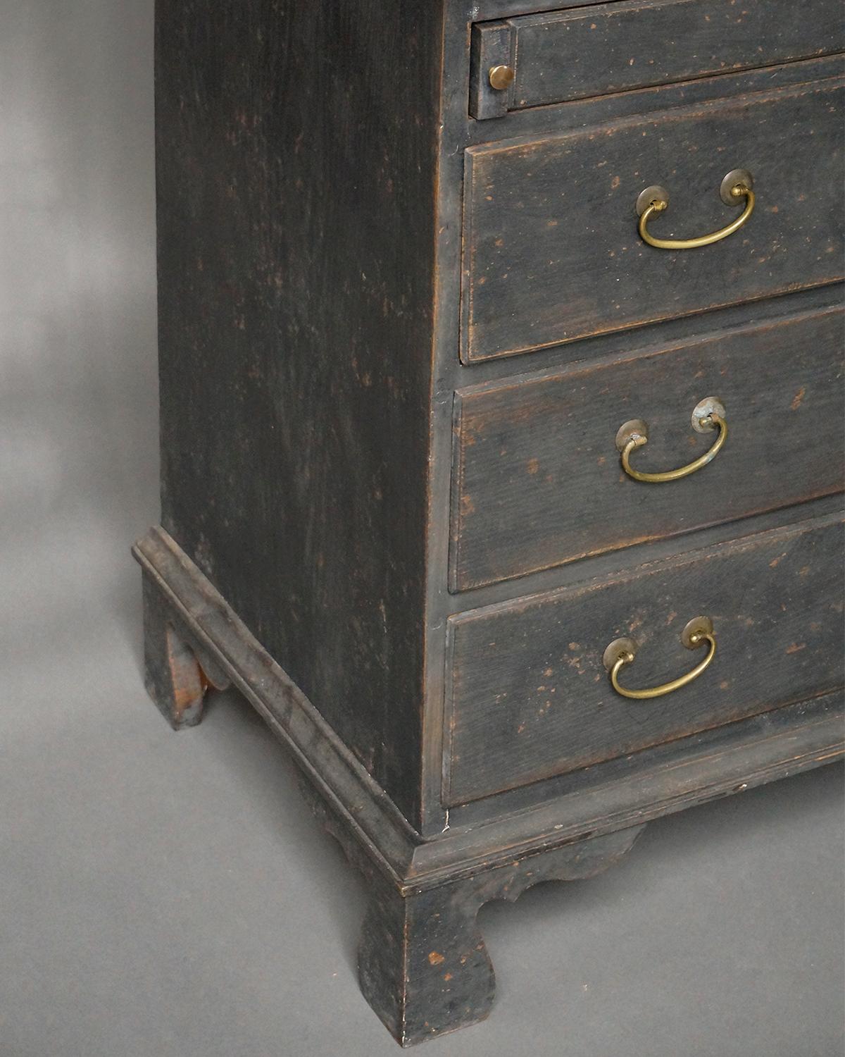 Period Slant-Front Secretaire In Good Condition In Great Barrington, MA