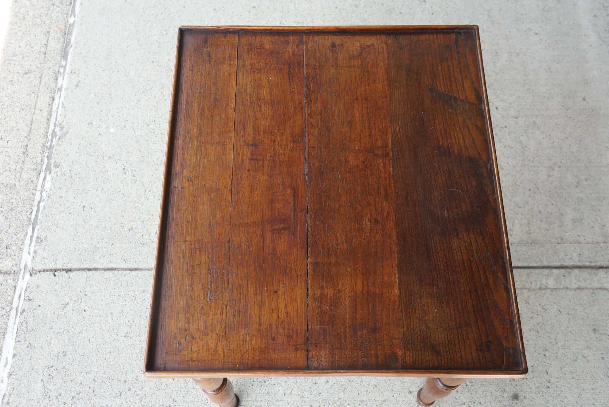 Period Small Country French Table in Walnut 1