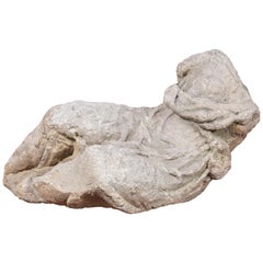 Period, Solid Limestone Sculpture Fragment