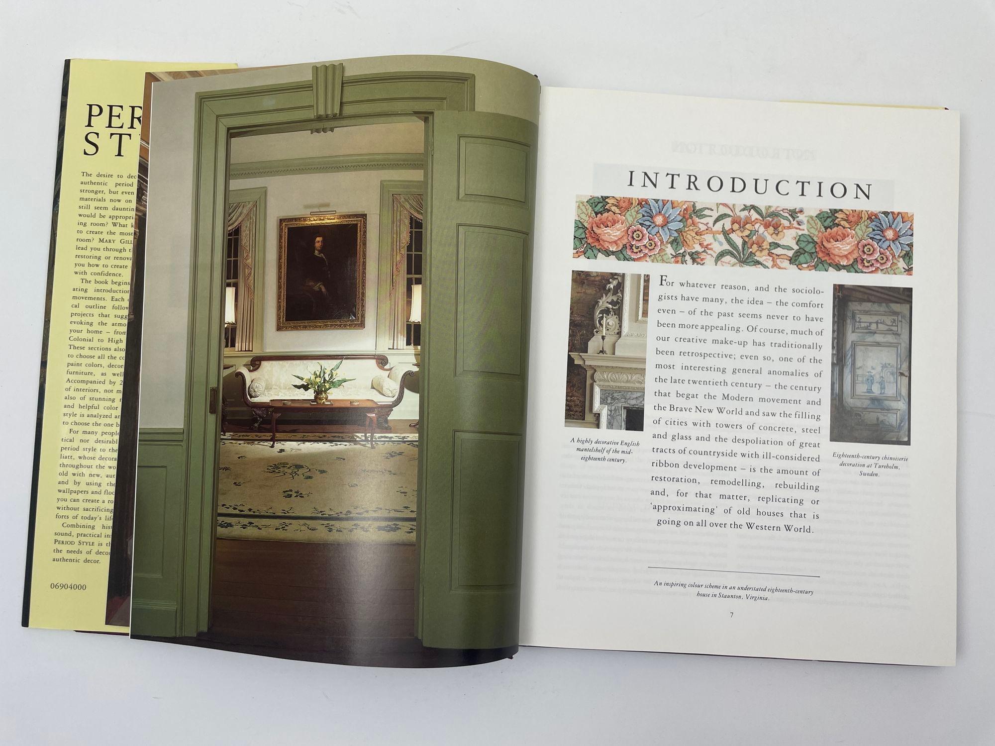 Period Style by Mary Gilliatt Elizabeth Wilhide Hardcover Book For Sale 1