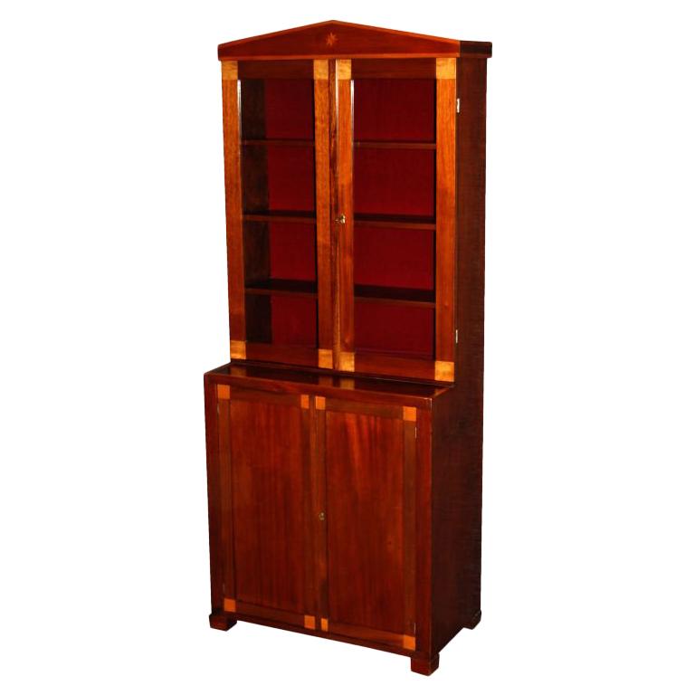 Period Swedish Empire Bookcase Cabinet Cabinetmaker's Sample