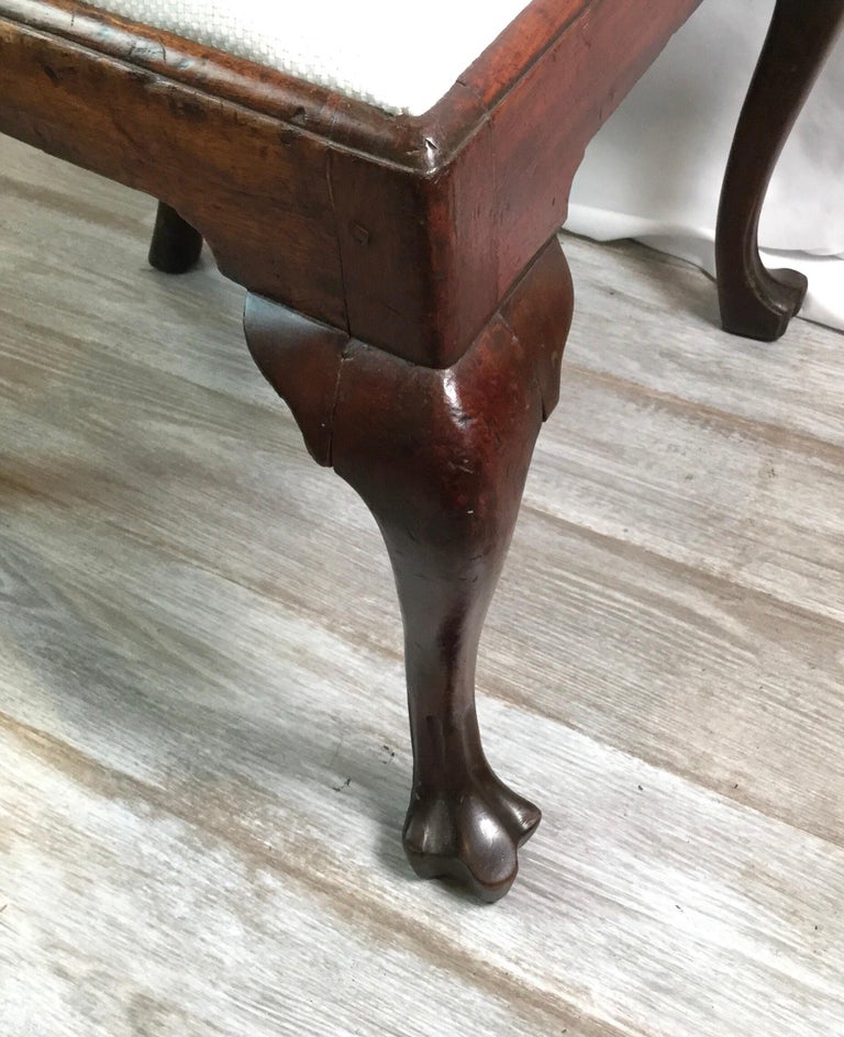 Period Tri Foot Mahogany Philadelphia Side Chair For Sale at 1stDibs