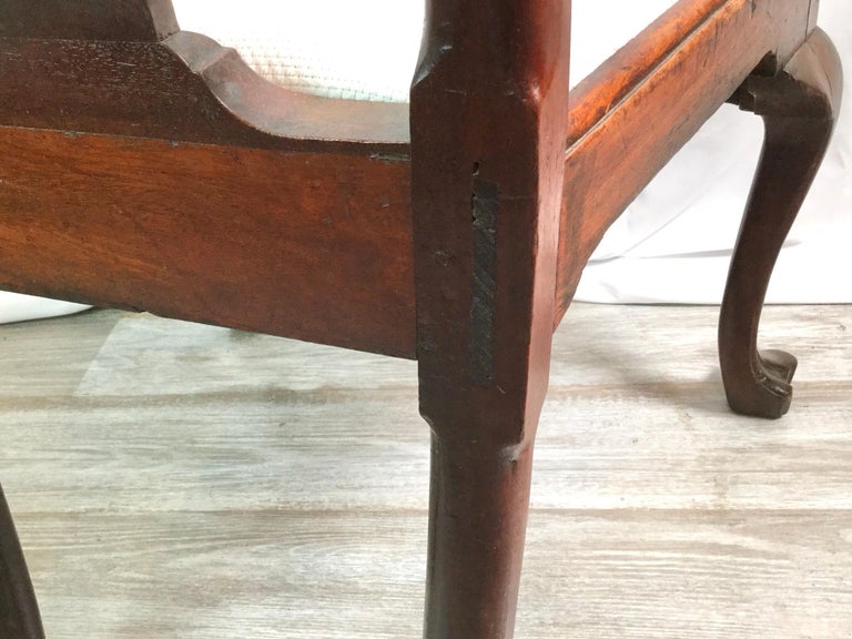Period Tri Foot Mahogany Philadelphia Side Chair For Sale at 1stDibs