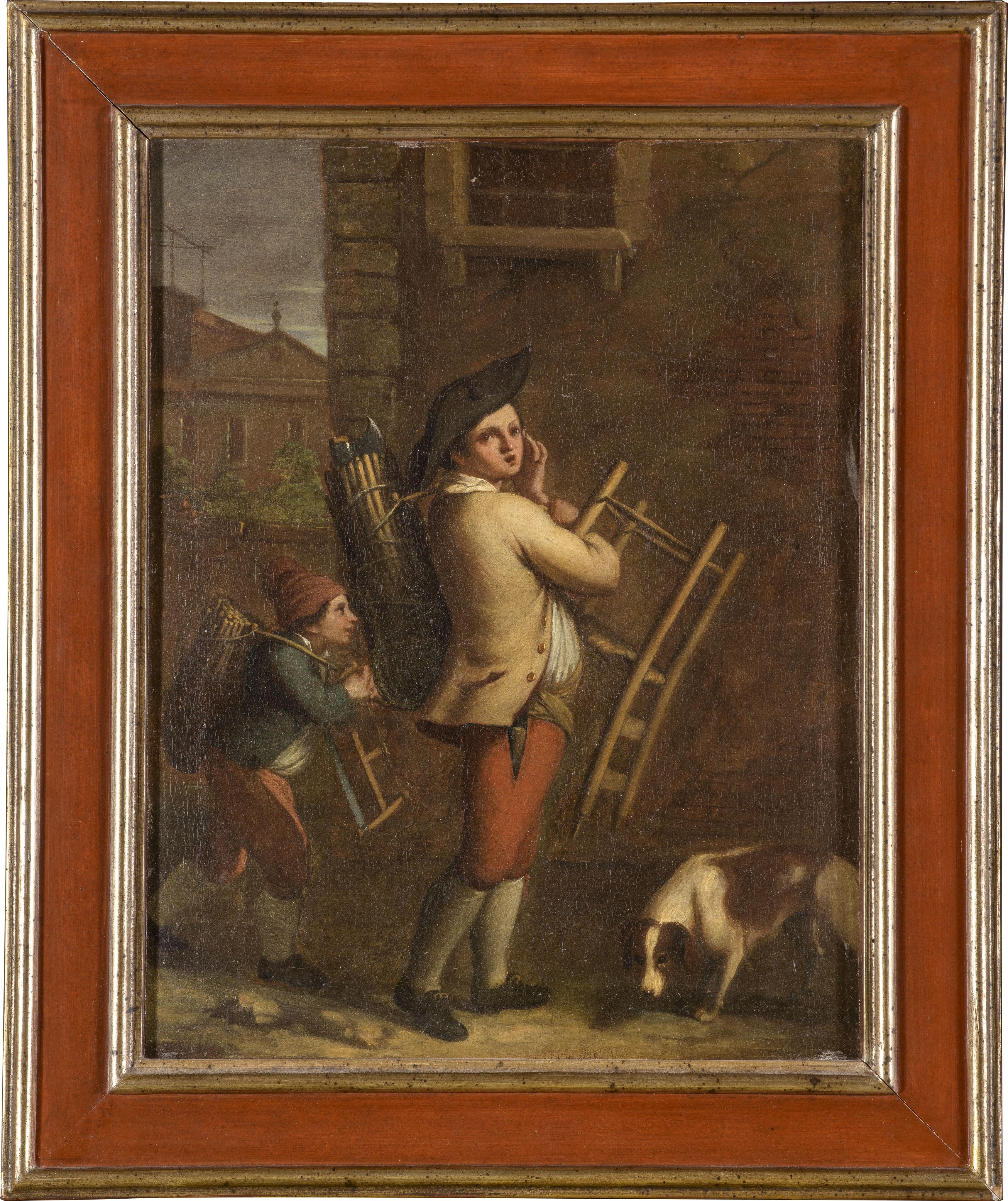 Grand Tour Period Venetian Portrait Painting For Sale