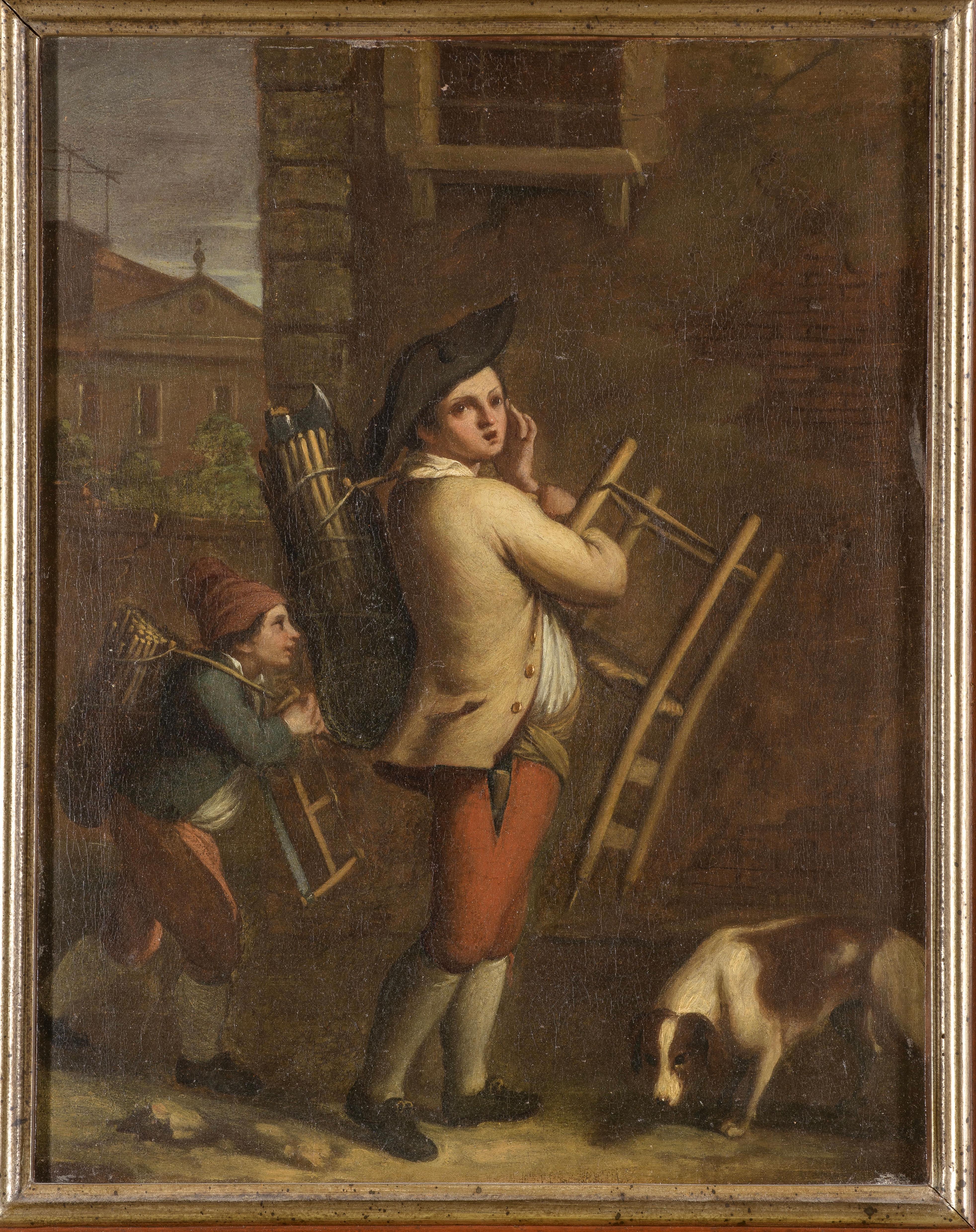 18th Century Period Venetian Portrait Painting For Sale
