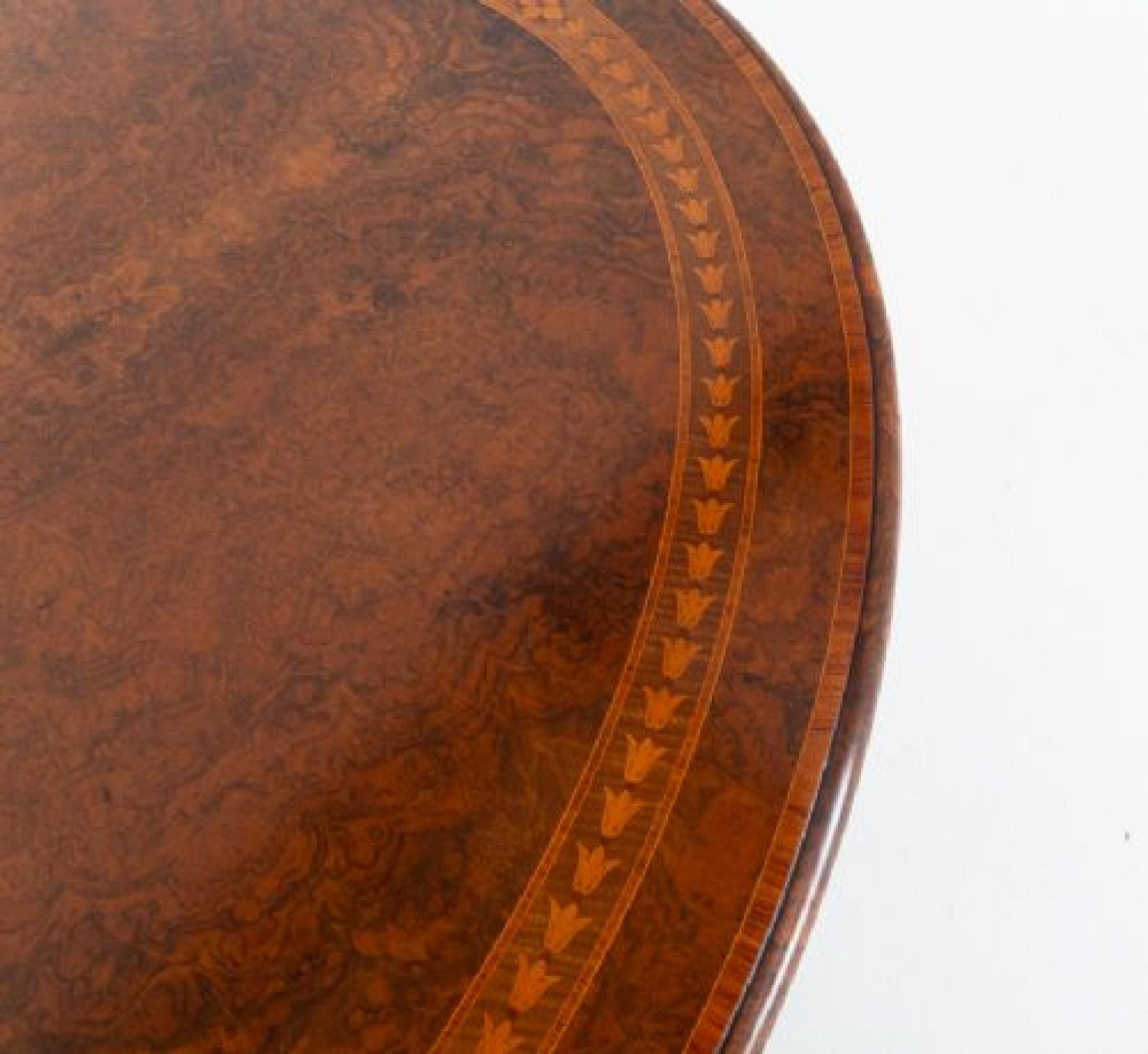Period Victorian Centre Table Walnut 1860 For Sale 1