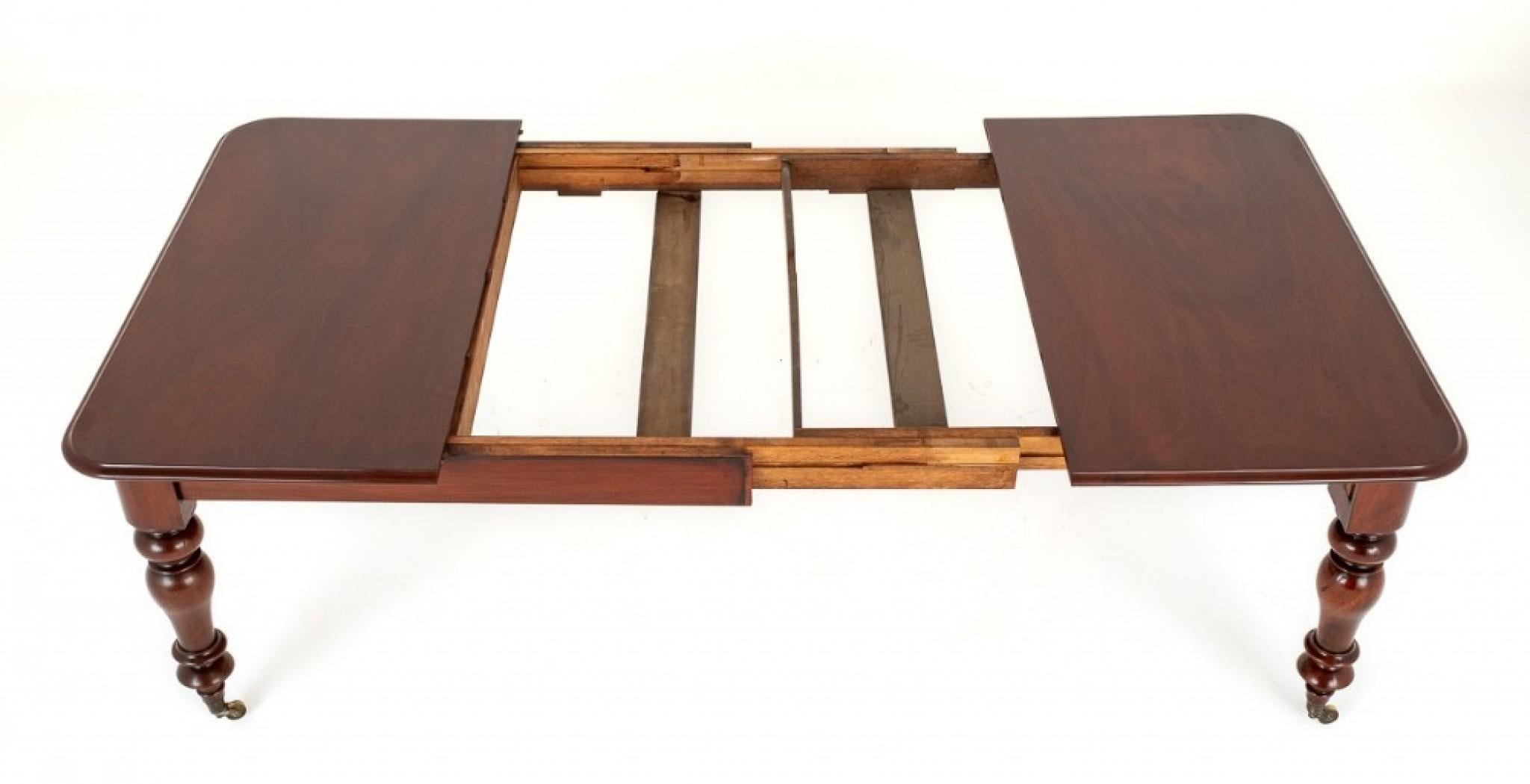 Period Victorian Dining Table Extending Mahogany 1860 For Sale 2