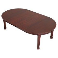 Period Victorian Dining Table Extending Mahogany 2 Leaf