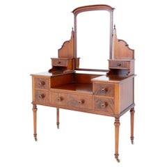 Period Victorian Dressing Table Mahogany Antique 1860