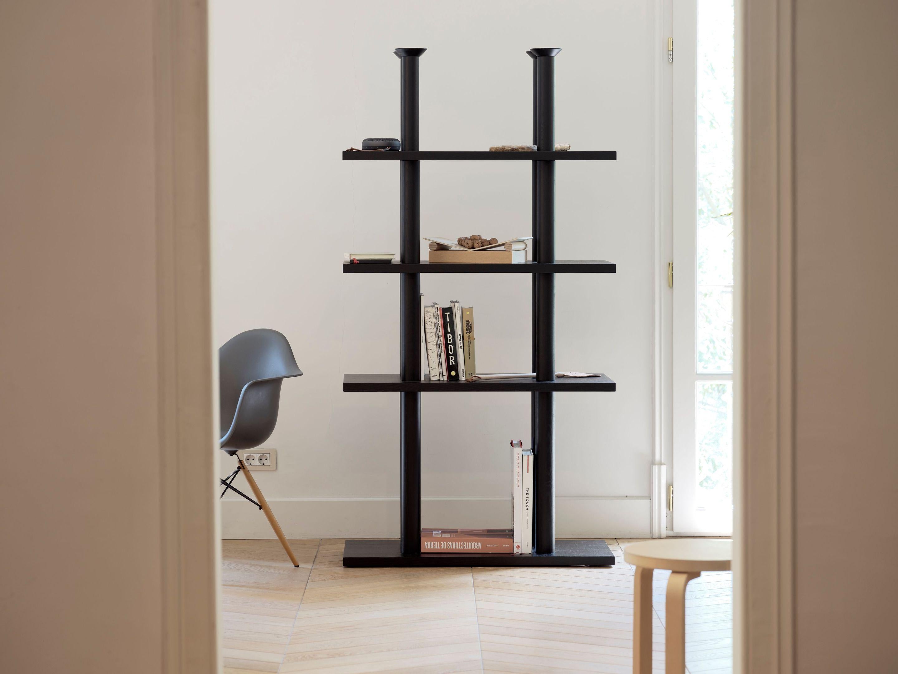 Peristylo Black Wood Shelve by Oscar Tusquets for Bd Barcelona For Sale 1