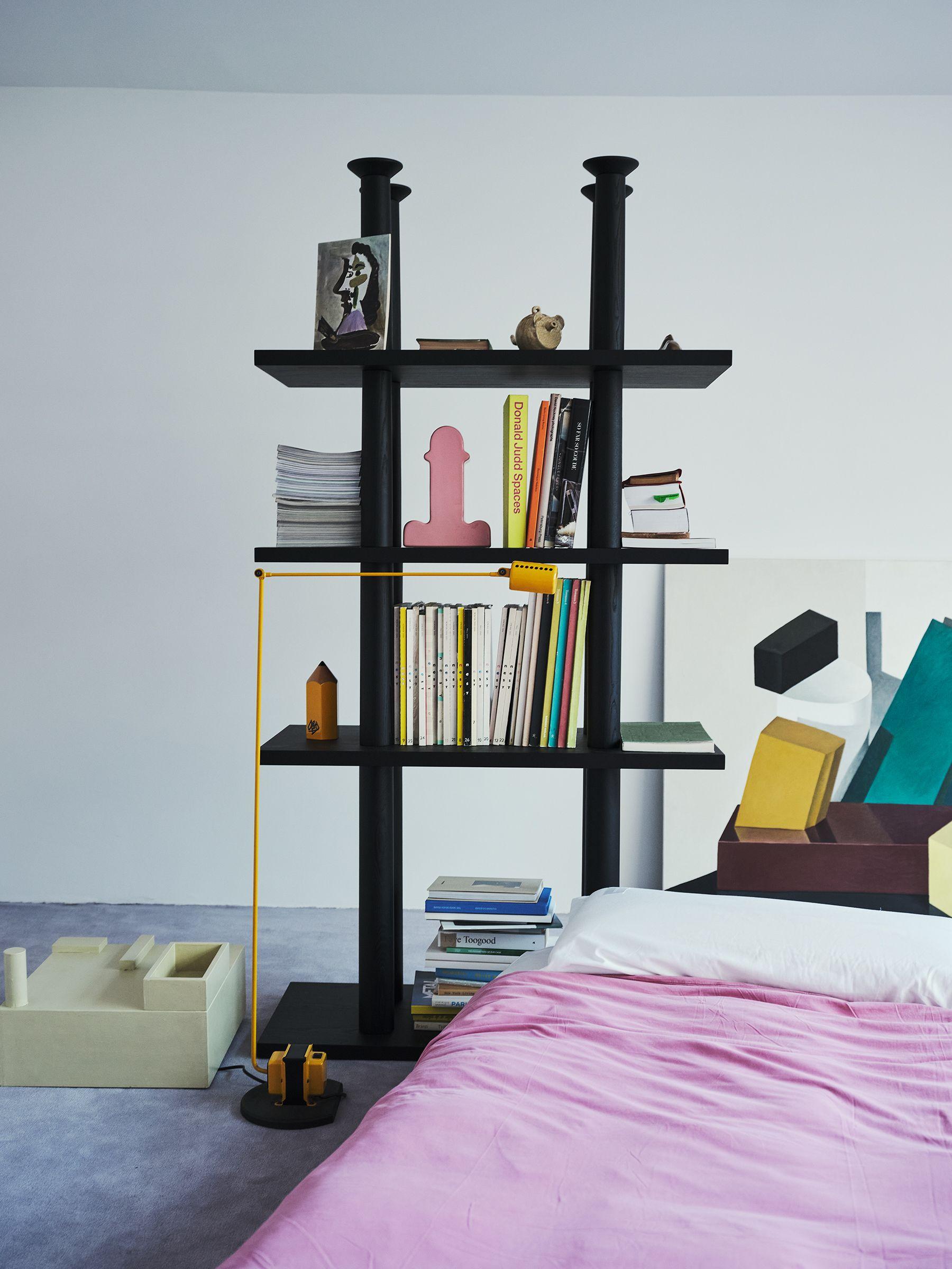 Peristylo Black Wood Shelve by Oscar Tusquets for Bd Barcelona For Sale 3