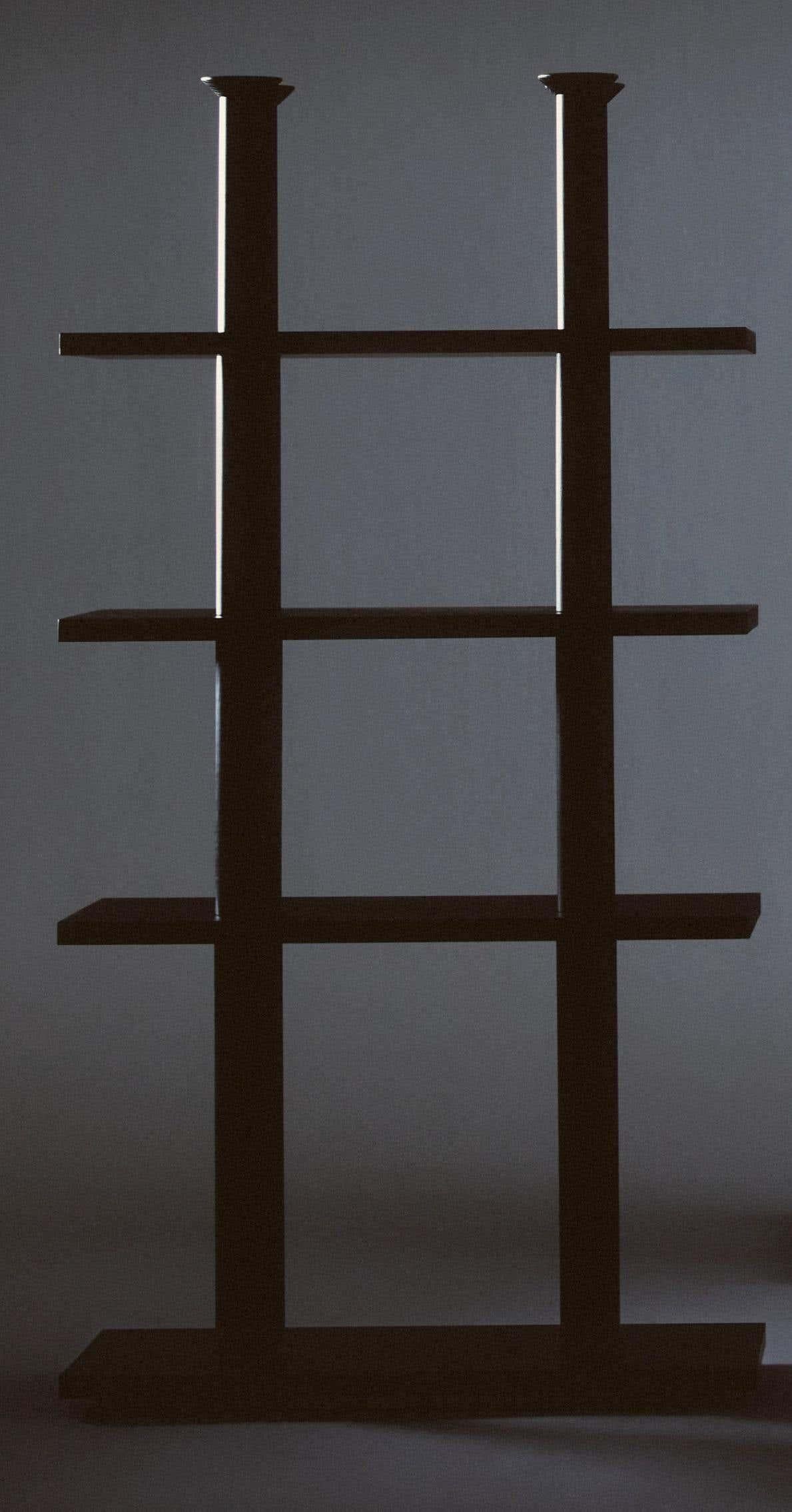 Peristylo Black Wood Three Shelves by Oscar Tusquets for Bd Barcelona

Inspired by his 1994 design Columnata, a name that comes from his continuous reference to the column in his work, Oscar Tusquets brings us the New Peristylo shelf.


DETAILS

A