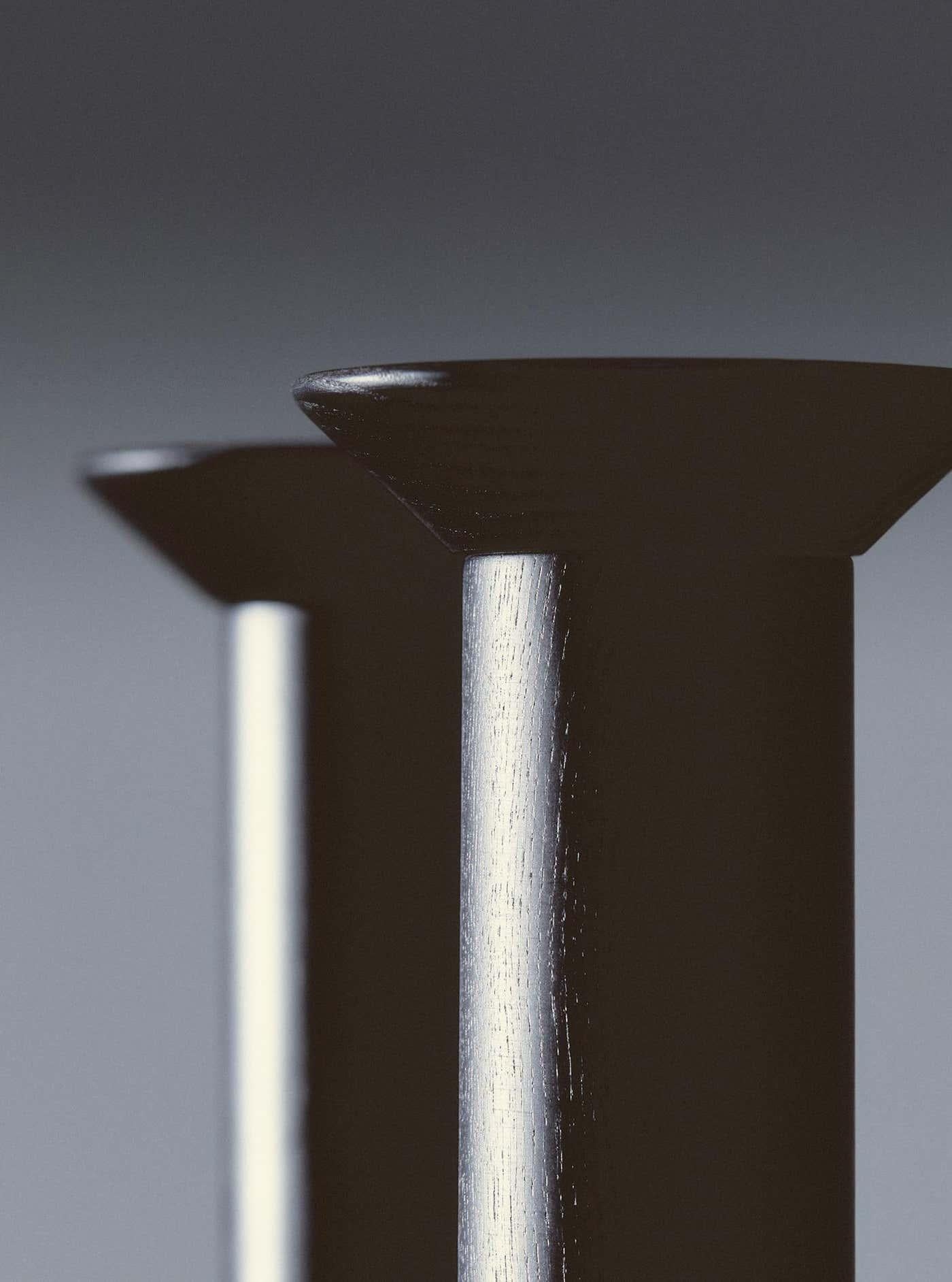 Contemporary Peristylo Black Wood Two Shelves by Oscar Tusquets for Bd Barcelona For Sale