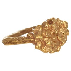 Perito Moreno Ring is handcrafted from 24ct gold plated bronze