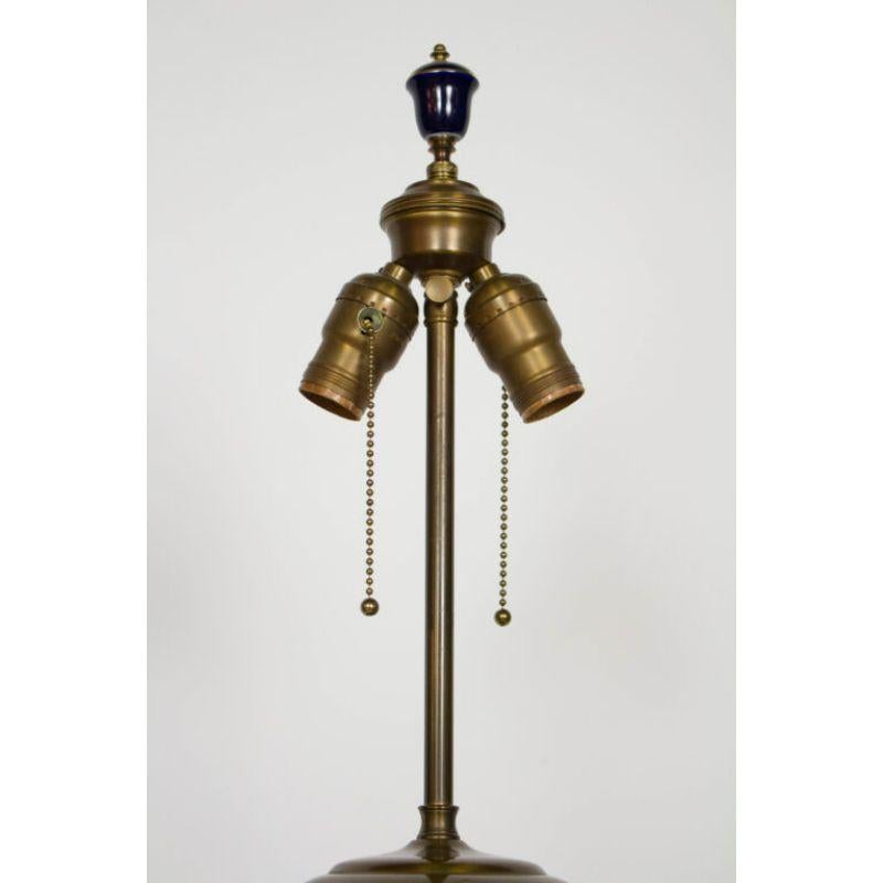 English Periwinkle Bristol Table Lamp For Sale