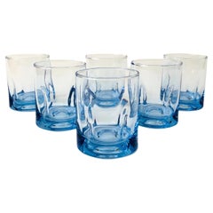 Periwinkle Lowball Tumblers, Set of 6