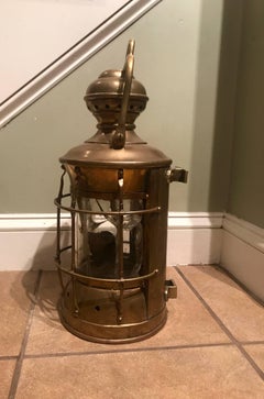 Perkins Marine Brass Ship Standing Light, circa 1916