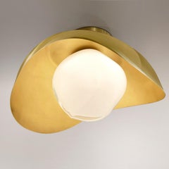 Plafonnier Perla par Gaspare Asaro-Brasss Finition