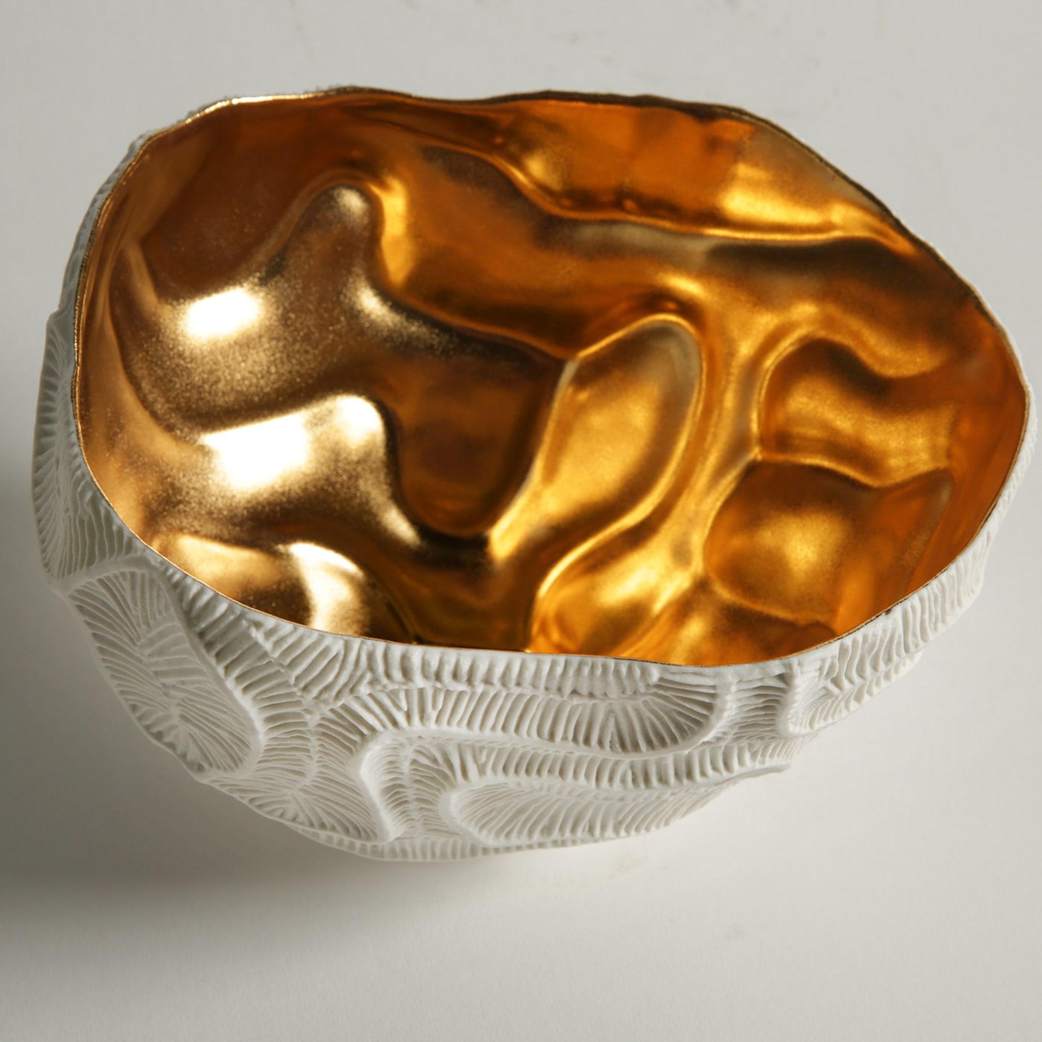 Contemporary Perla Gold Bowl For Sale