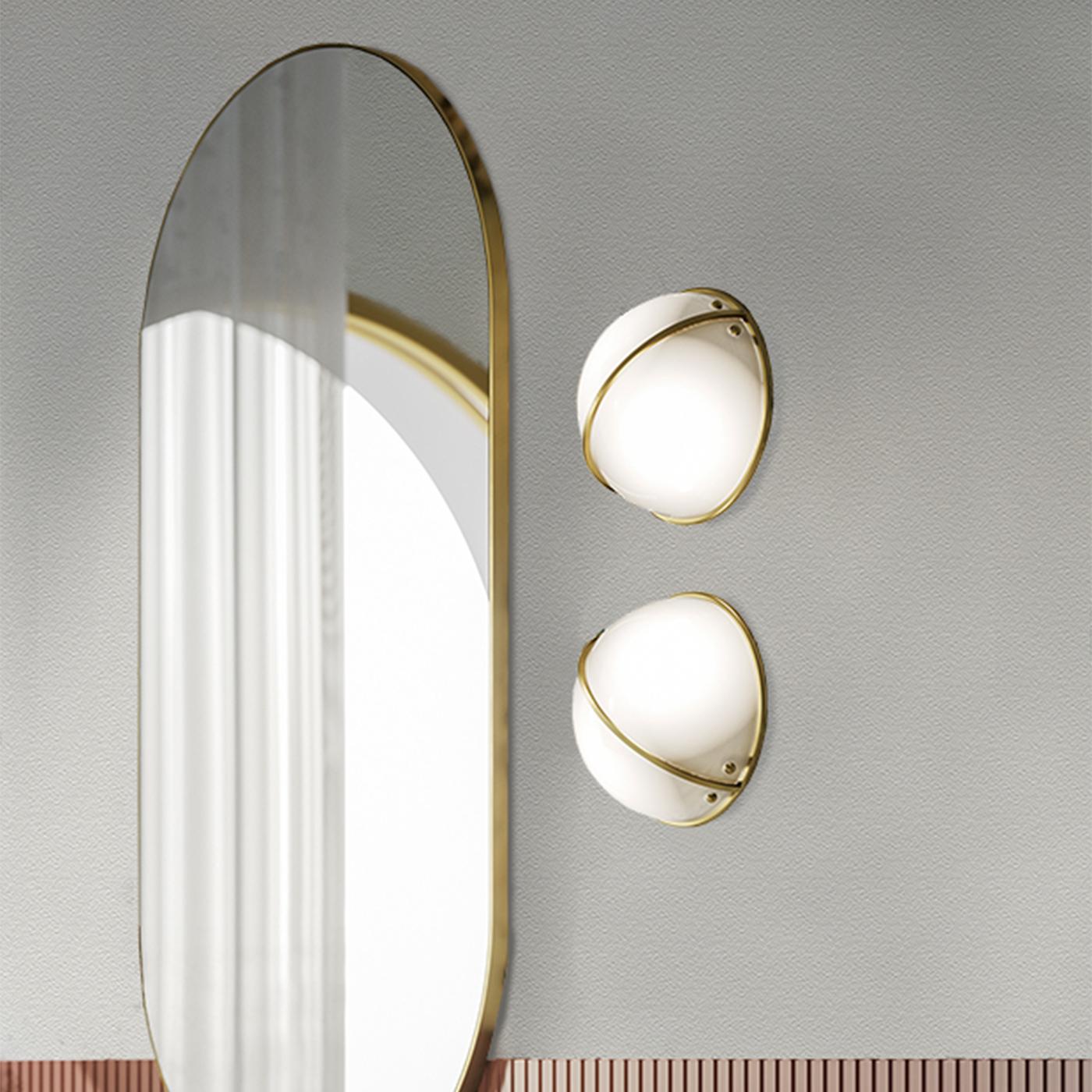 Lámpara de pared Perla Gold de Christian Piccolo Italiano en venta