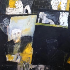 « When They Smile » (Les gens sourient), de Perla Krauze, peinture sur panneau de technique mixte