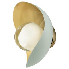 Applique Perla Asaro-Satin laiton/Acqua finition