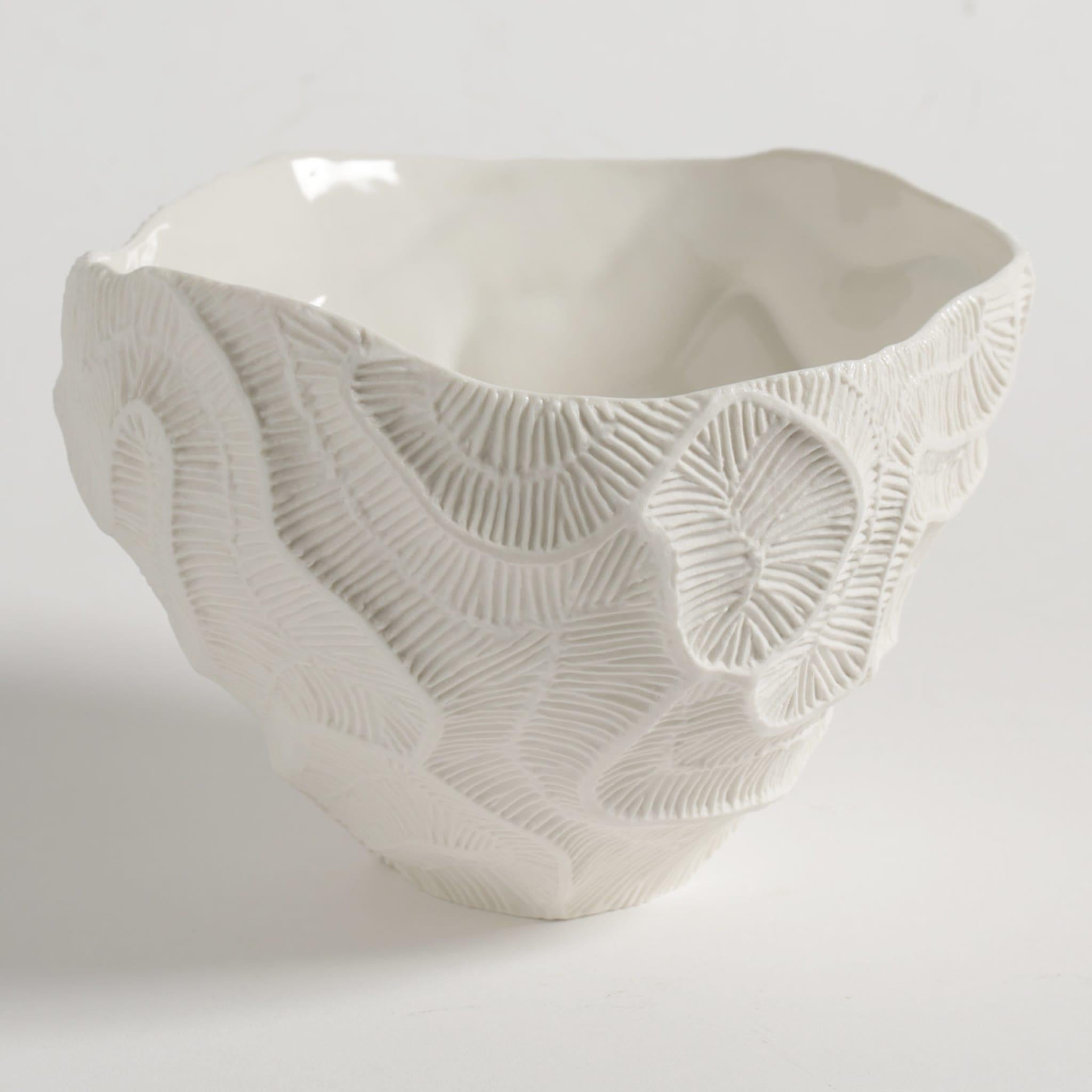 Contemporary Perla White Bowl For Sale