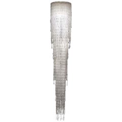 Perle Cascata Elongated Suspension Lamp