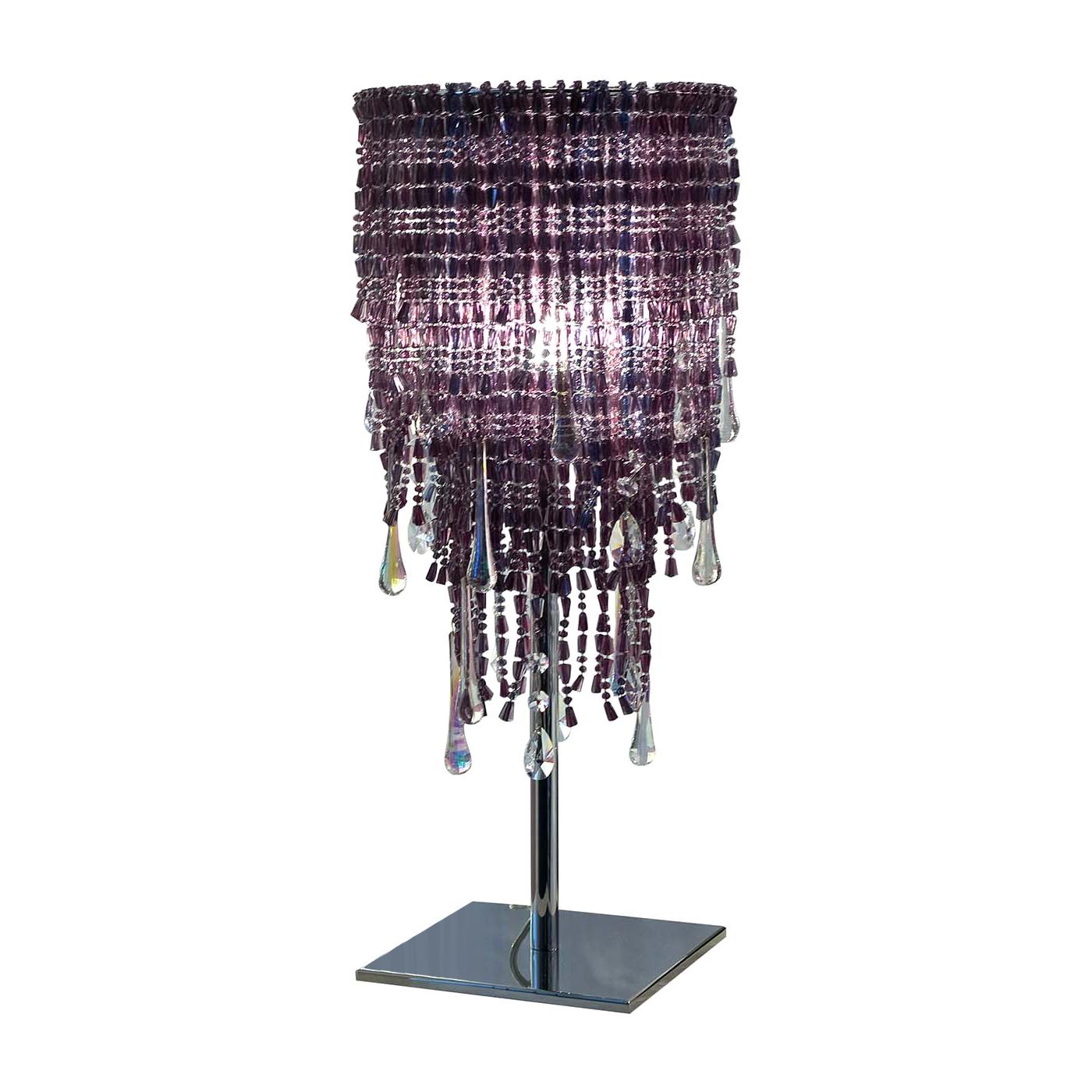 Perle Cascata Table Lamp in Lilac
