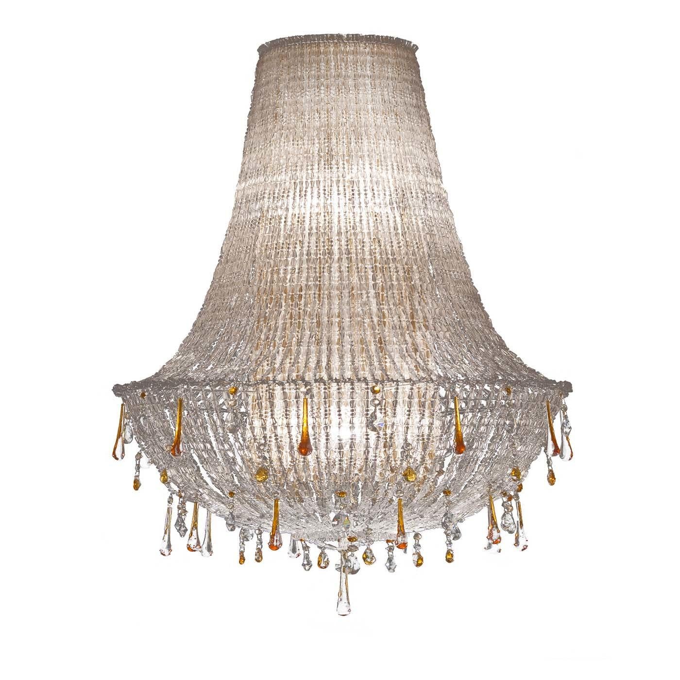 Italian Perle Chocolight Large Pendant Lamp