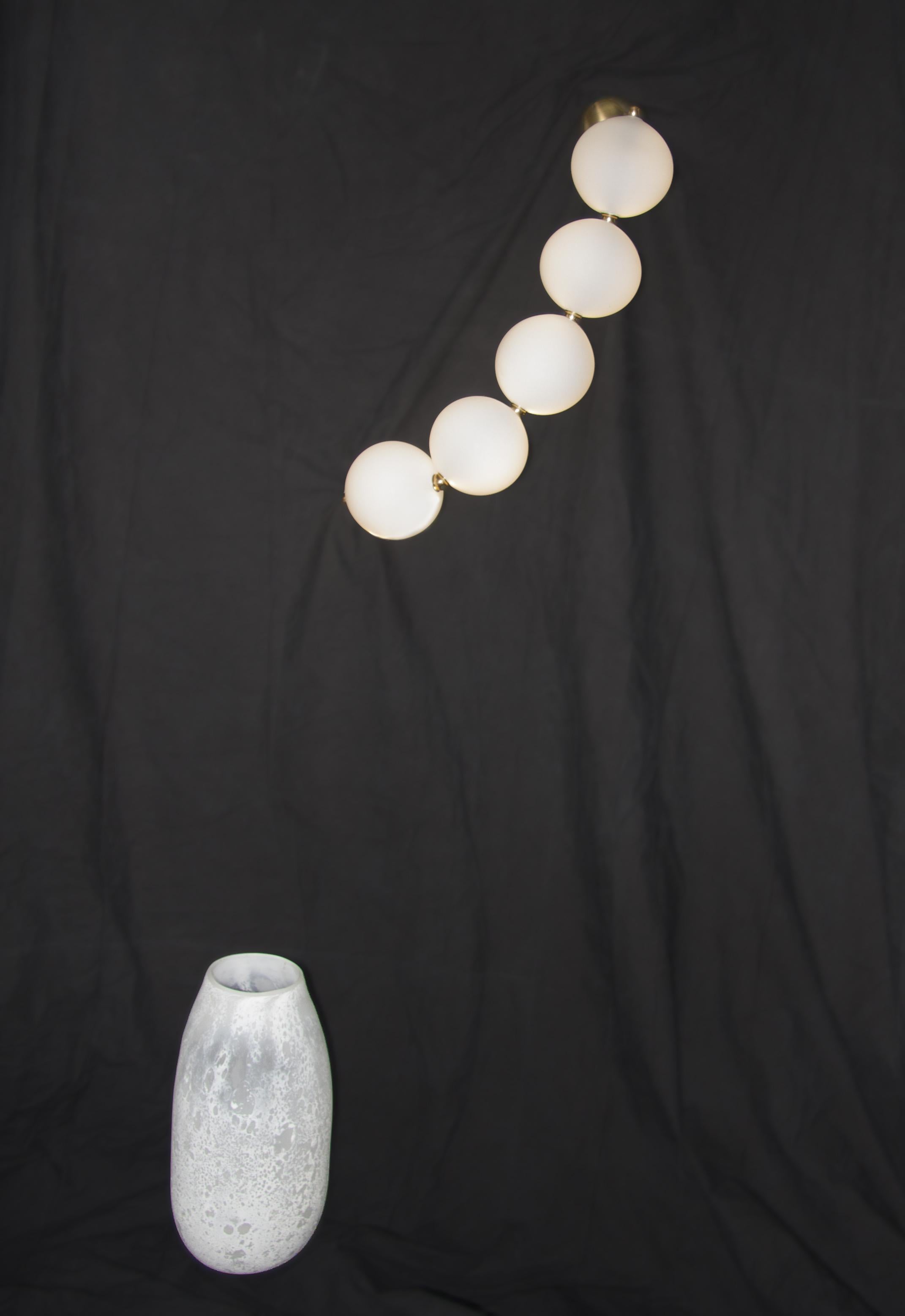 Modern Perle Collier and Courbes Wall Light by Ludovic Clément D'armont For Sale