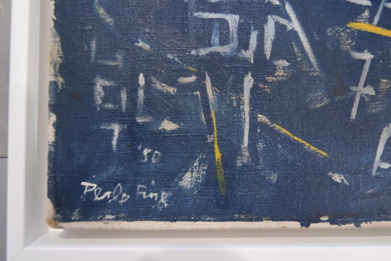 Perle Fine Perle Fine, Fragment, oil on canvas, 1950 For Sale at 1stDibs