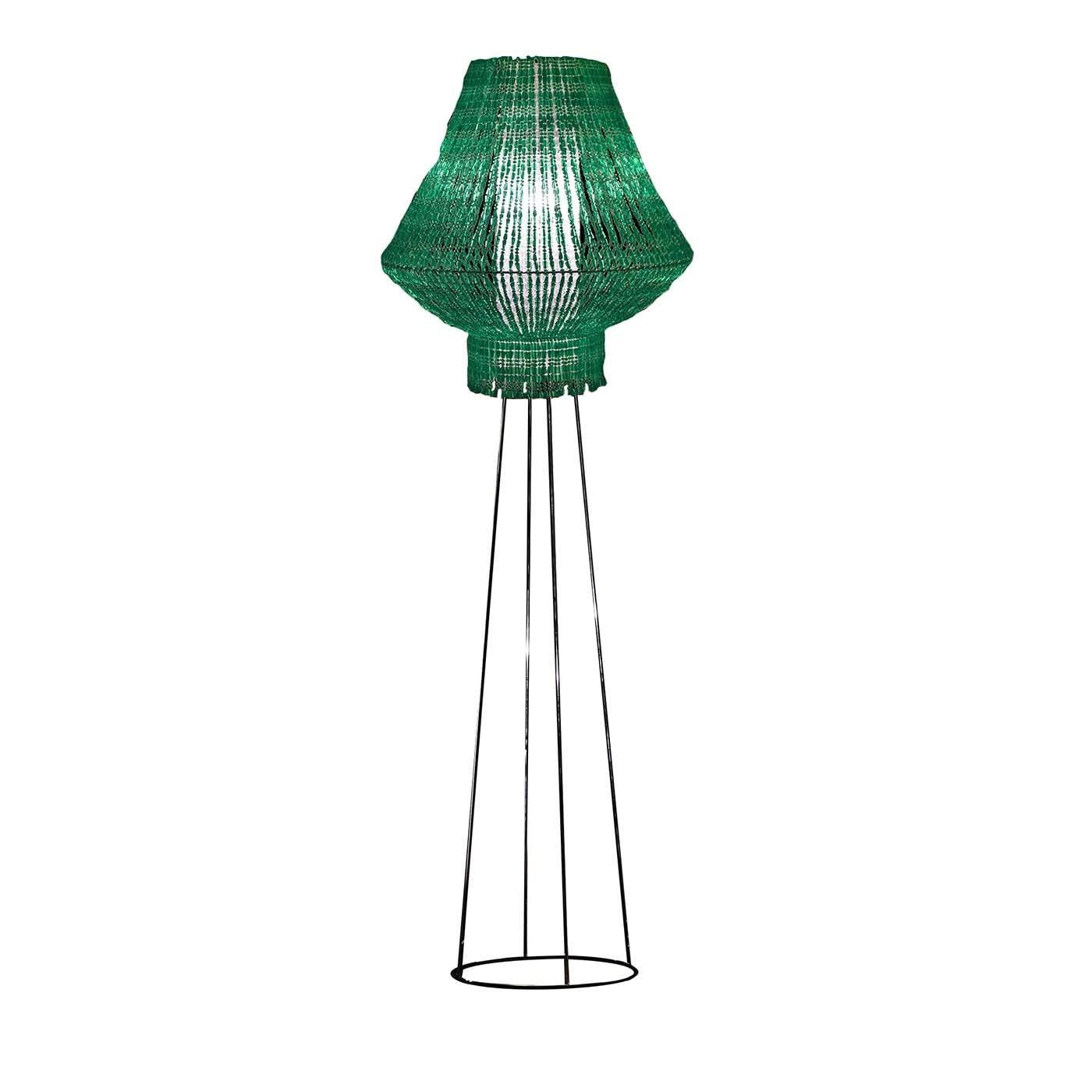Perle Galactica Beta Floor Lamp in Green Italiano en venta