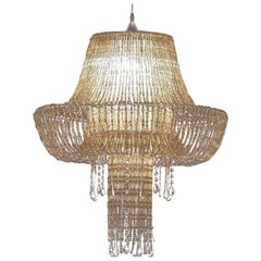 Perle Liquida Pendant Lamp in Golden
