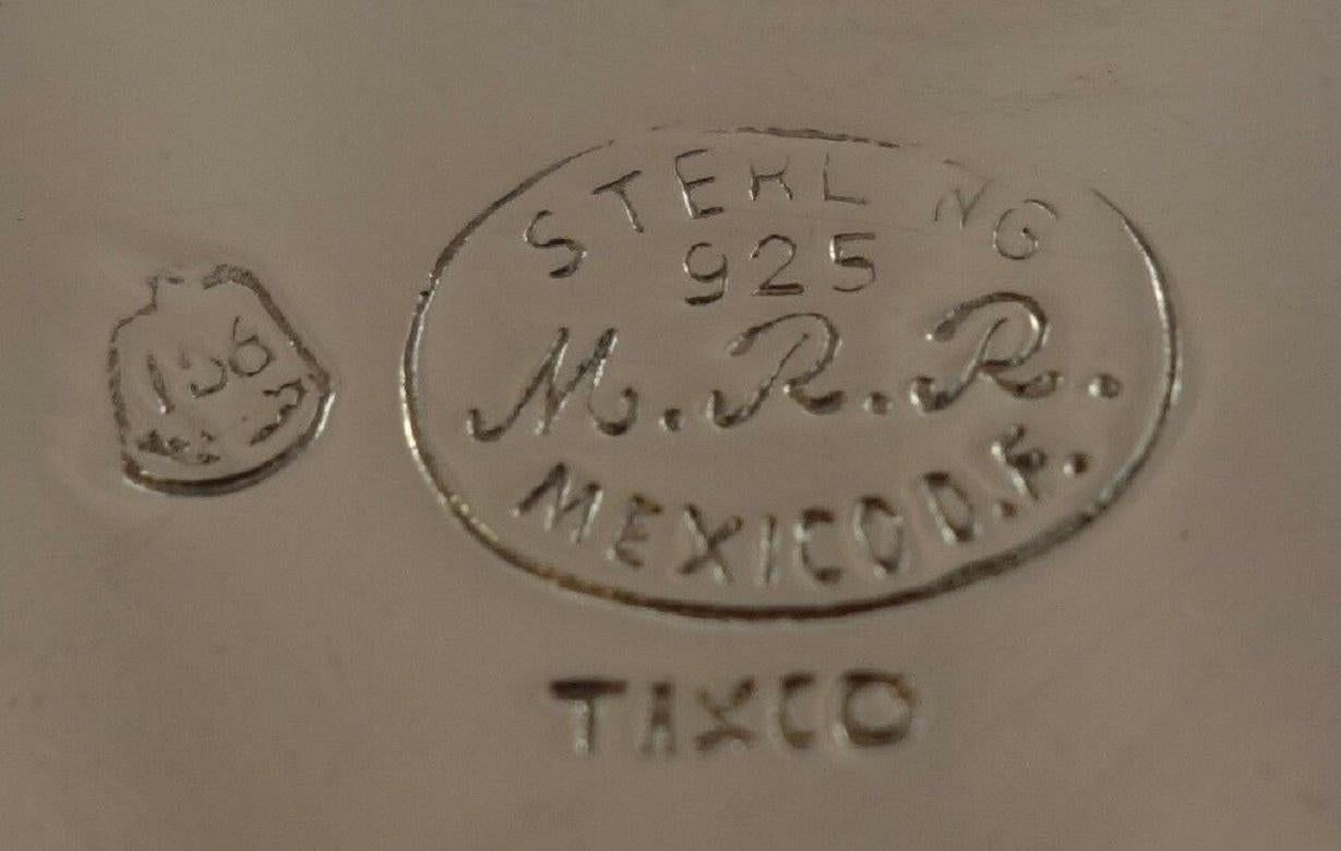 Perlita Silversmith Mexican Sterling Silver Bowl with 3 Ball Feet Modernism In Excellent Condition In Big Bend, WI