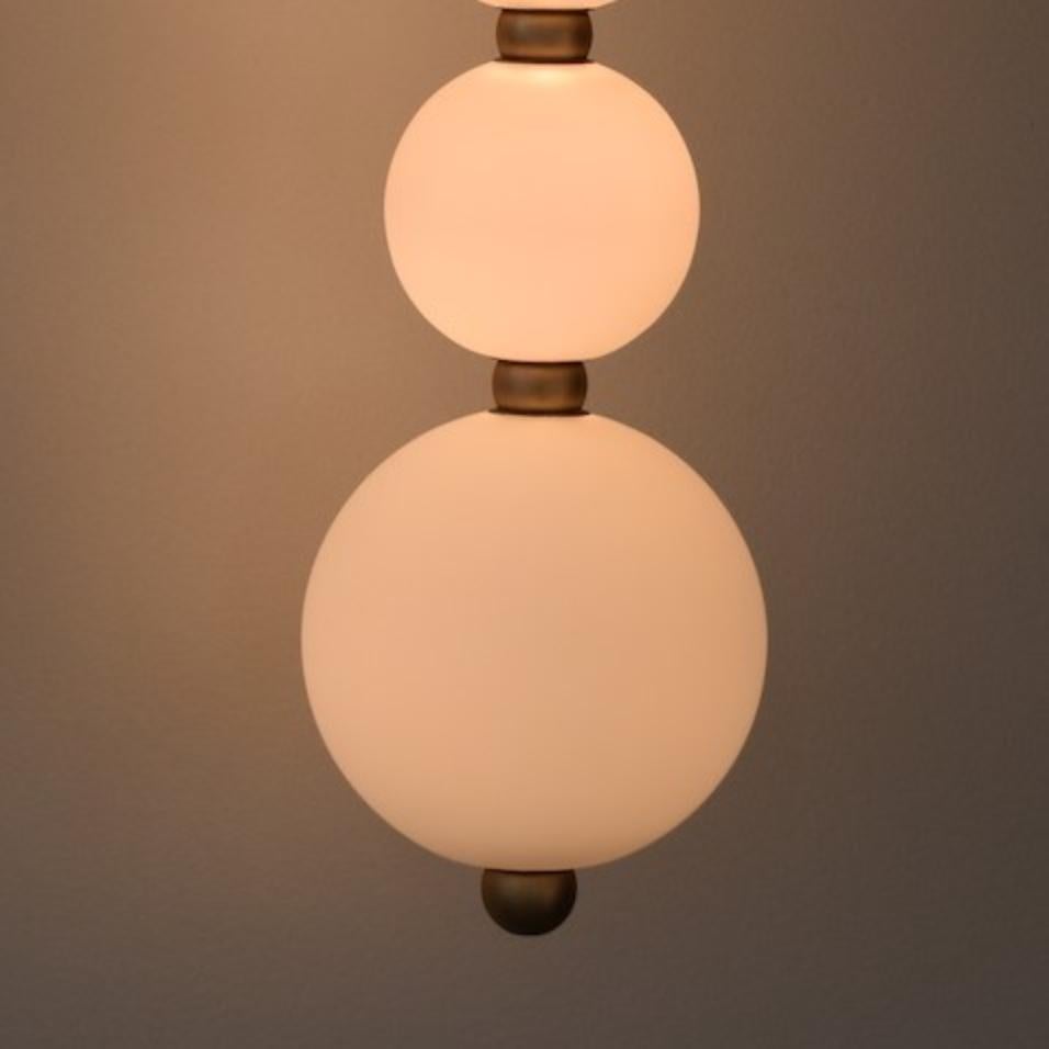 Post-Modern Perls Earing Wall Light by Ludovic Clément D’armont
