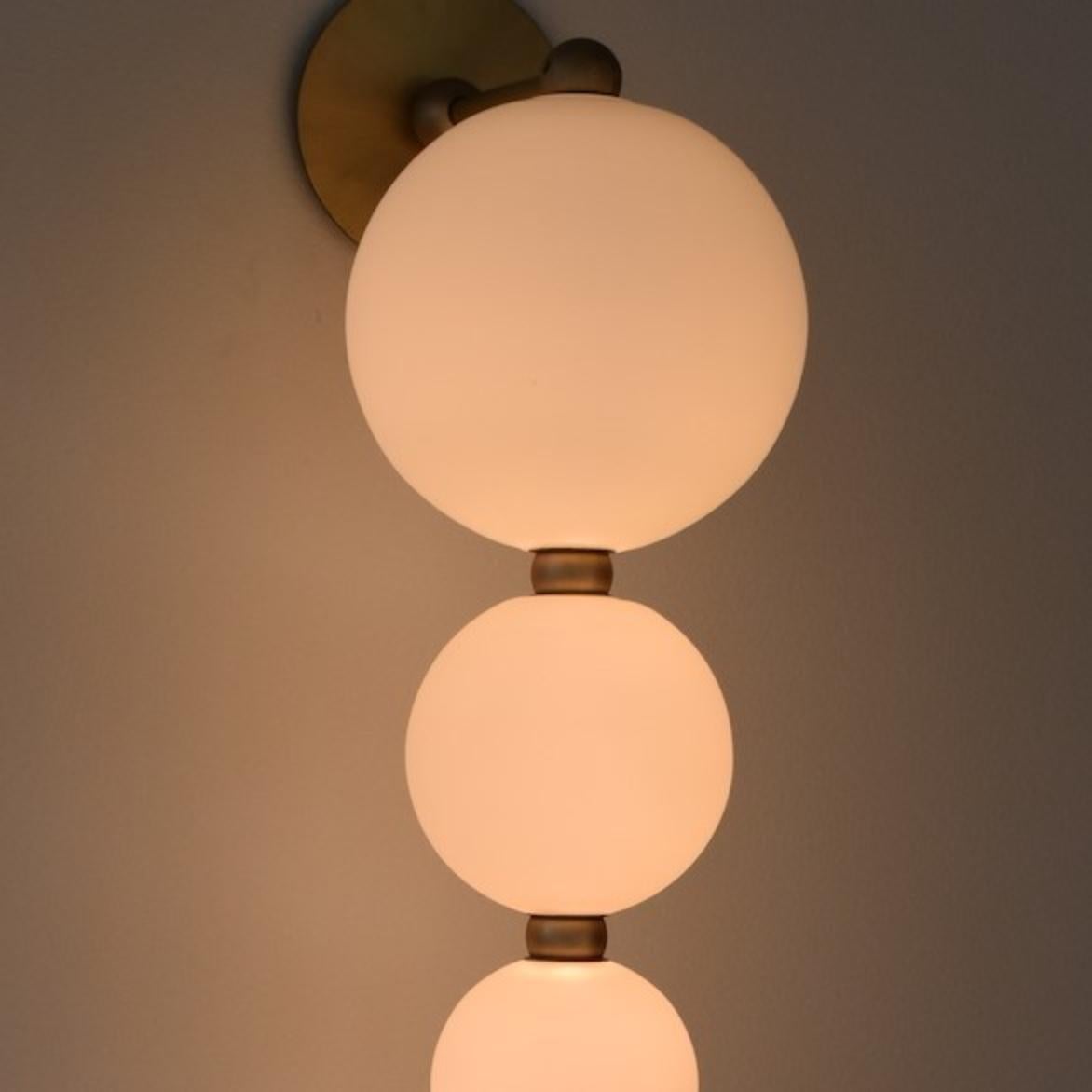 French Perls Earing Wall Light by Ludovic Clément D’armont