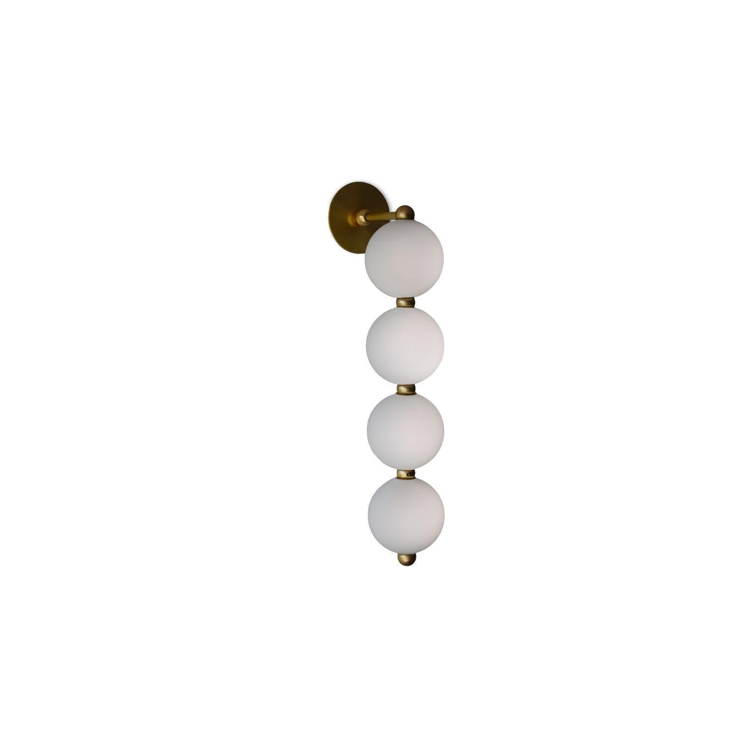 French Perls Earing Wall Light by Ludovic Clément D’armont For Sale