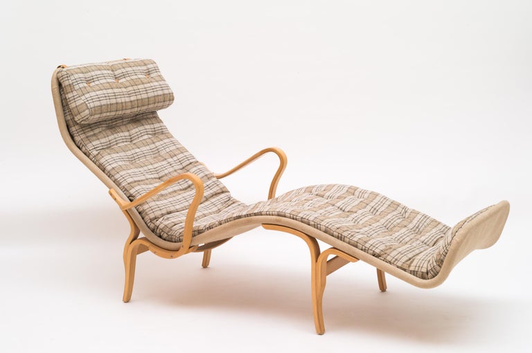 Pernilla 3" Chaise Lounge by Bruno Mathsson for DUX, Sweden, 1970s at  1stDibs