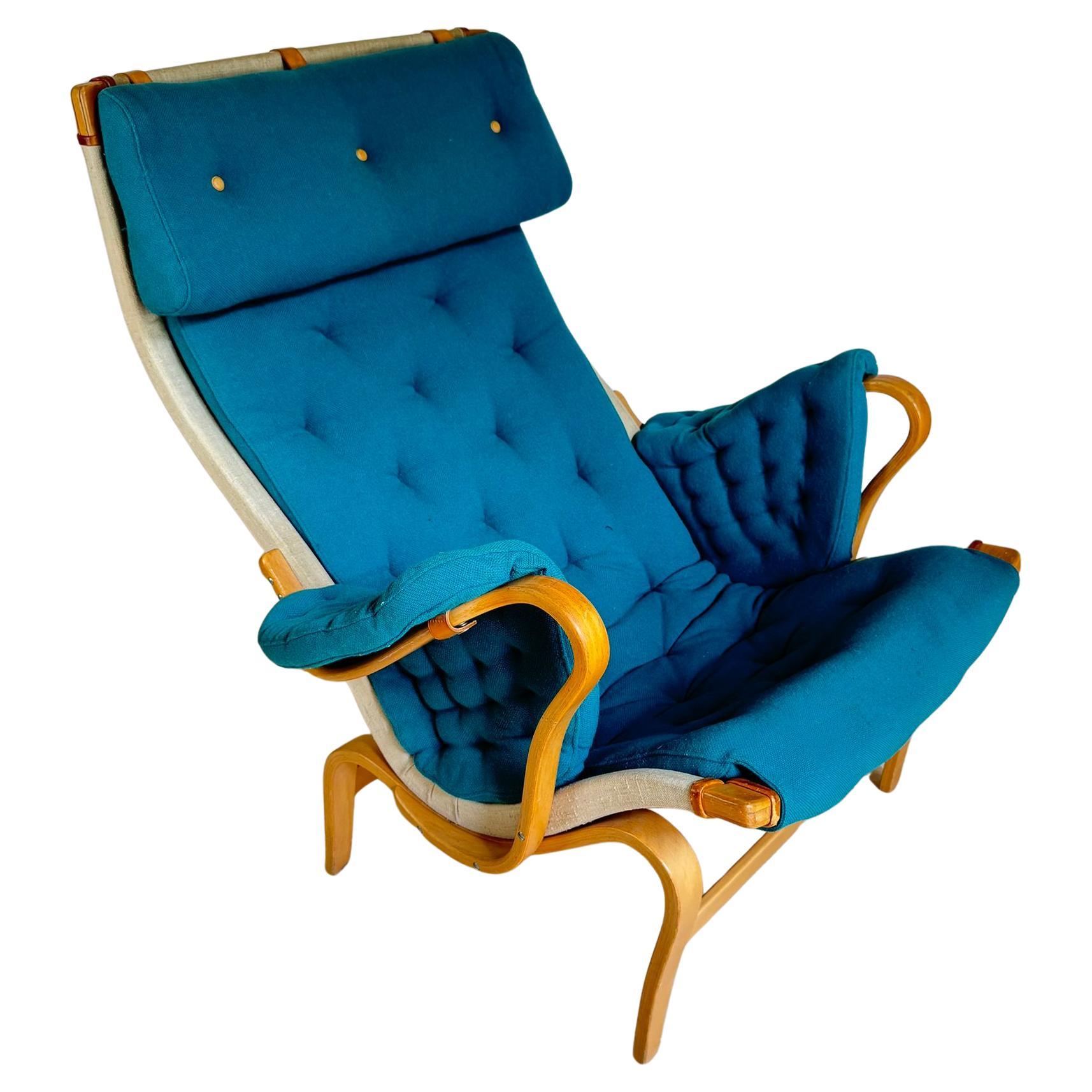 "Pernilla" armchair, Bruno Mathsson for Dux, Sweden 1960 in vendita
