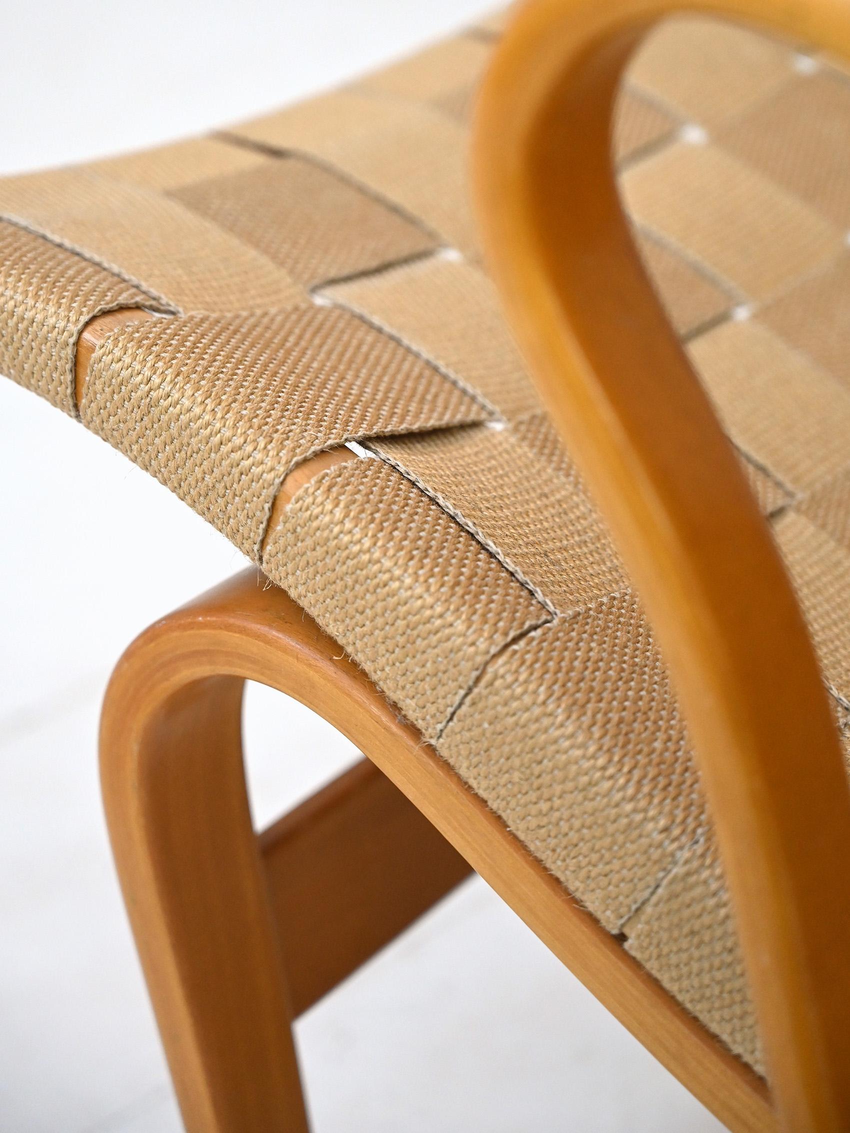 'Pernilla' Armchair Designed by Bruno Mathsson For Sale 3