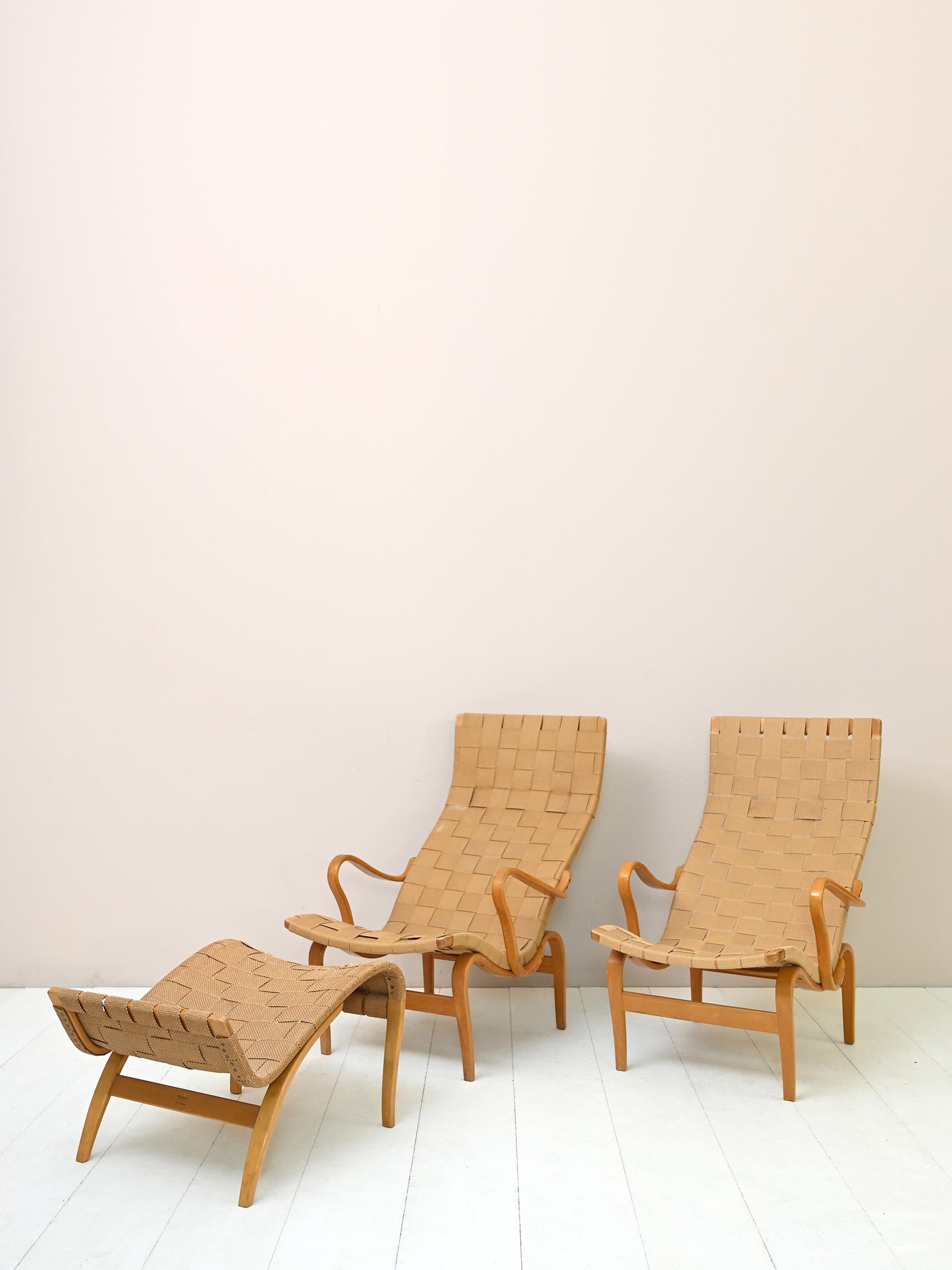 'Pernilla' Armchair Designed by Bruno Mathsson For Sale 6