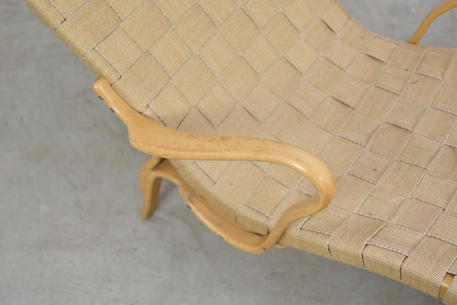 ‘Pernilla’ Chaise Lounge by Bruno Mathsson for Karl Mathsson, Sweden, 1963 In Good Condition In Antwerp, BE