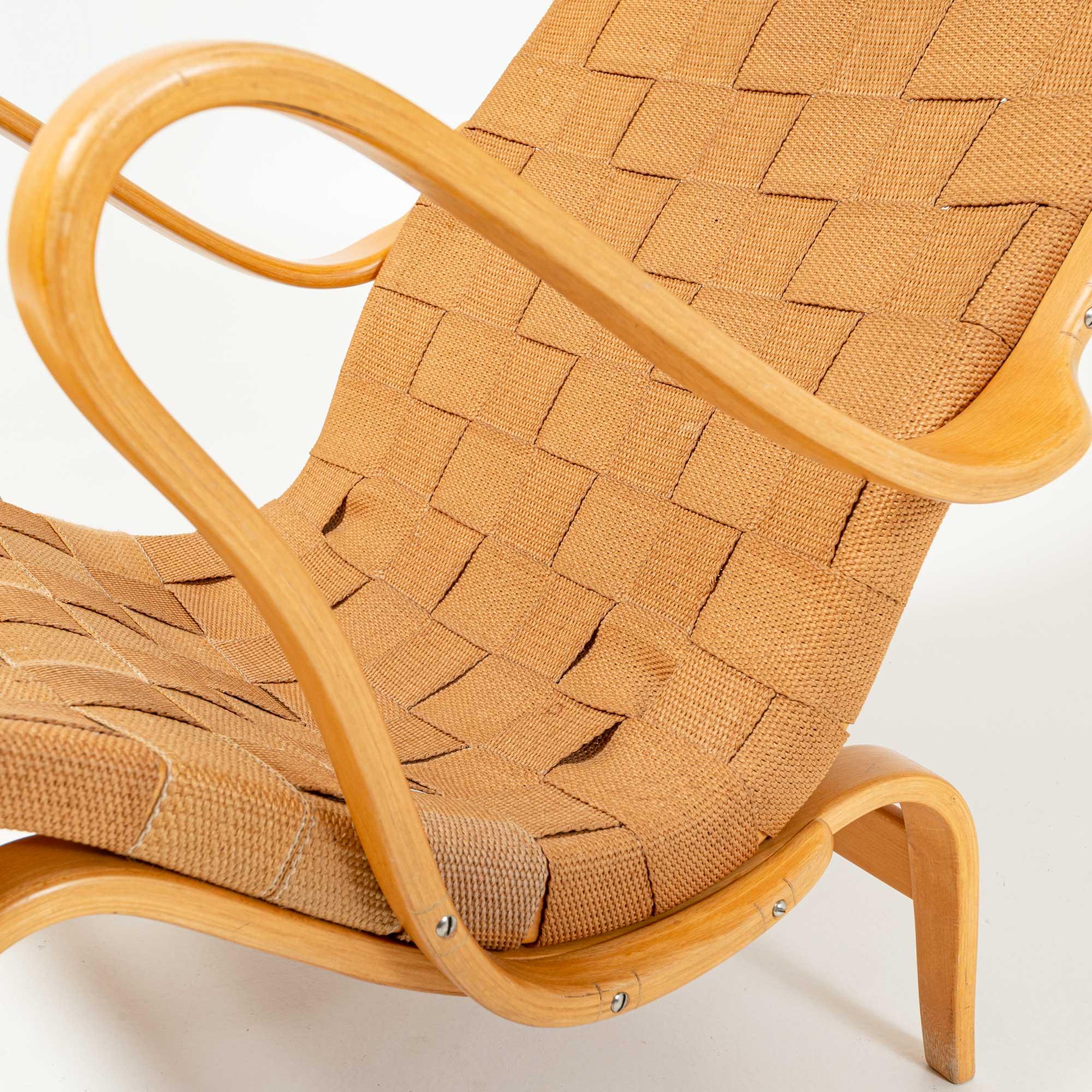 Pernilla High Chair by Bruno Mathsson for Firma Karl Mathsson 1940s For Sale 4