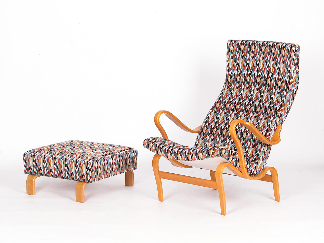 Pernilla Lounge Arm Chair by Bruno Mathsson for Dux , Sweden 1970s For Sale 4
